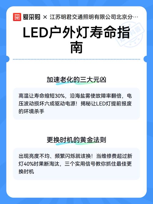 如何判断led灯的寿命