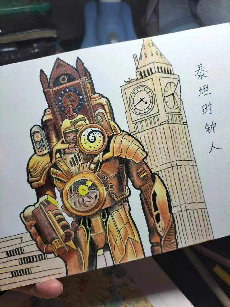泰坦时钟人怎麽画的游戏截图