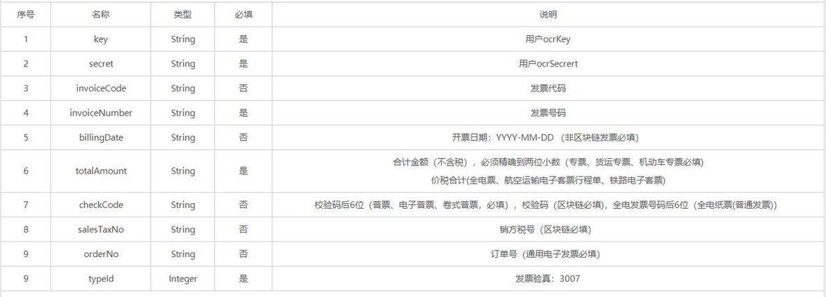电子发票验证查询接口缩略图