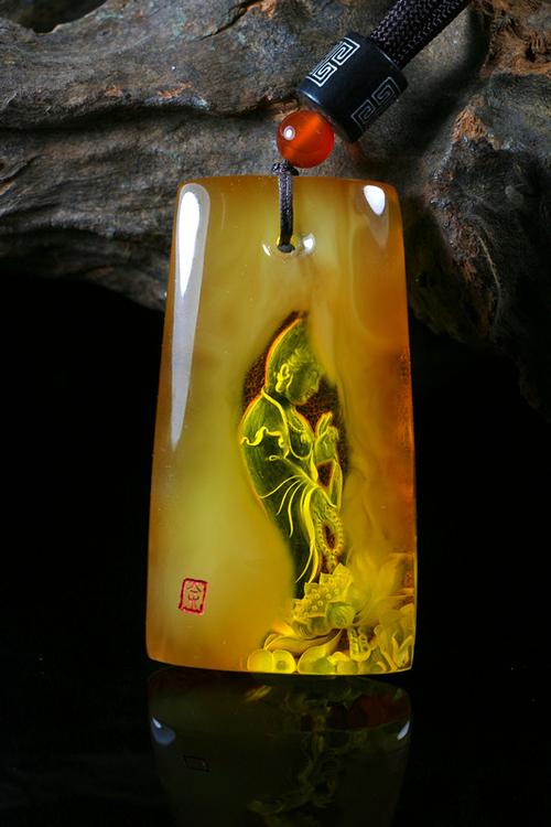 琥珀真假对照图