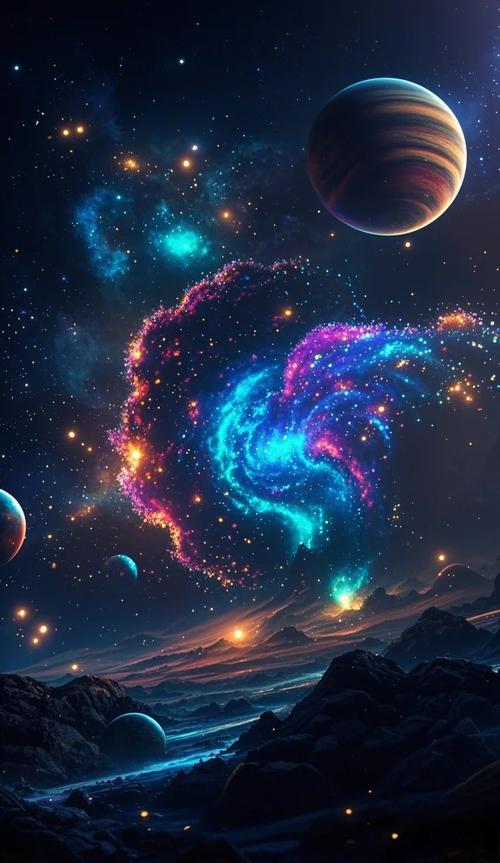 想象星空的画面