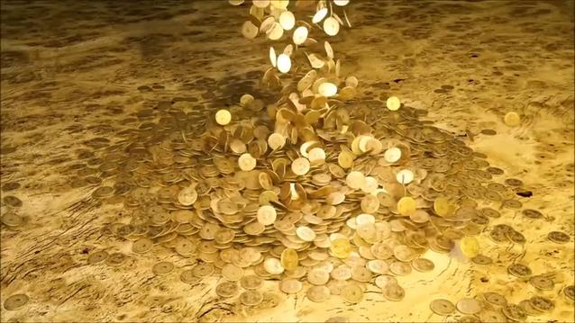 金币掉在地上的声音