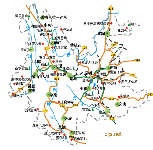 云南地图旅游图缩略图