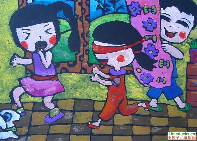 儿童水粉画简单图片