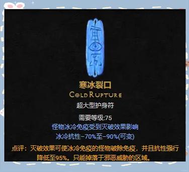 暗黑2暗金珠宝上的支配冰冷图标