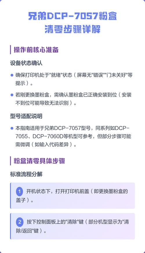 兄弟2990粉盒清零方法