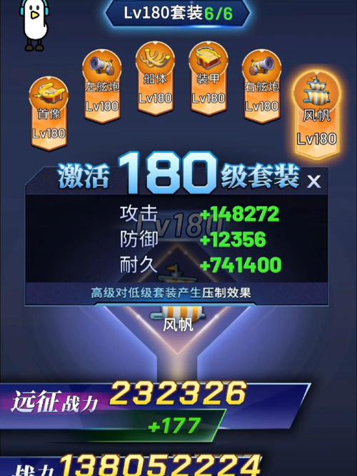 派派船体升级表