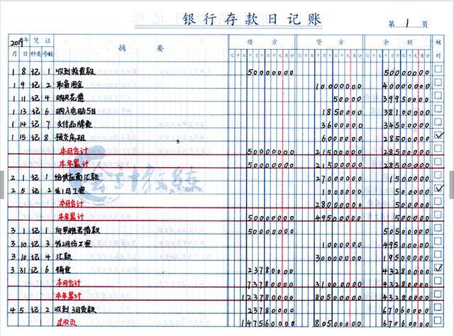 现金存入银行的记账凭证游戏截图
