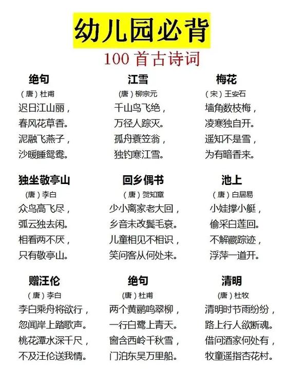 少儿古诗100首朗读缩略图