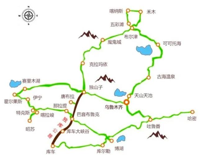 疆北旅游攻略路线最佳路线图游戏截图