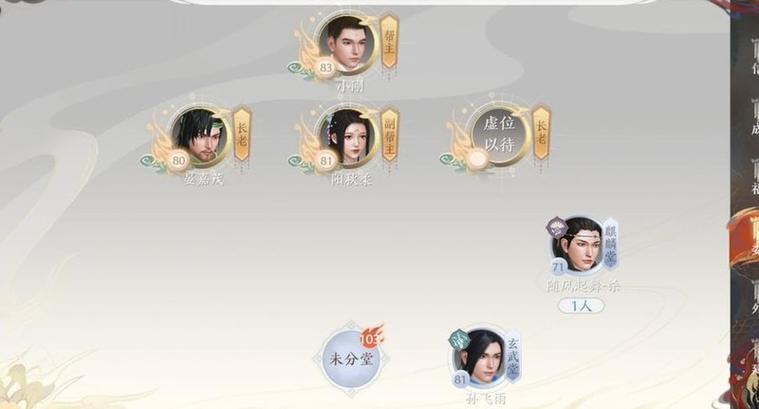 天龙八部帮会建设升级顺序图标