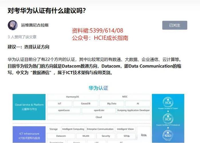 华为认证官网入口