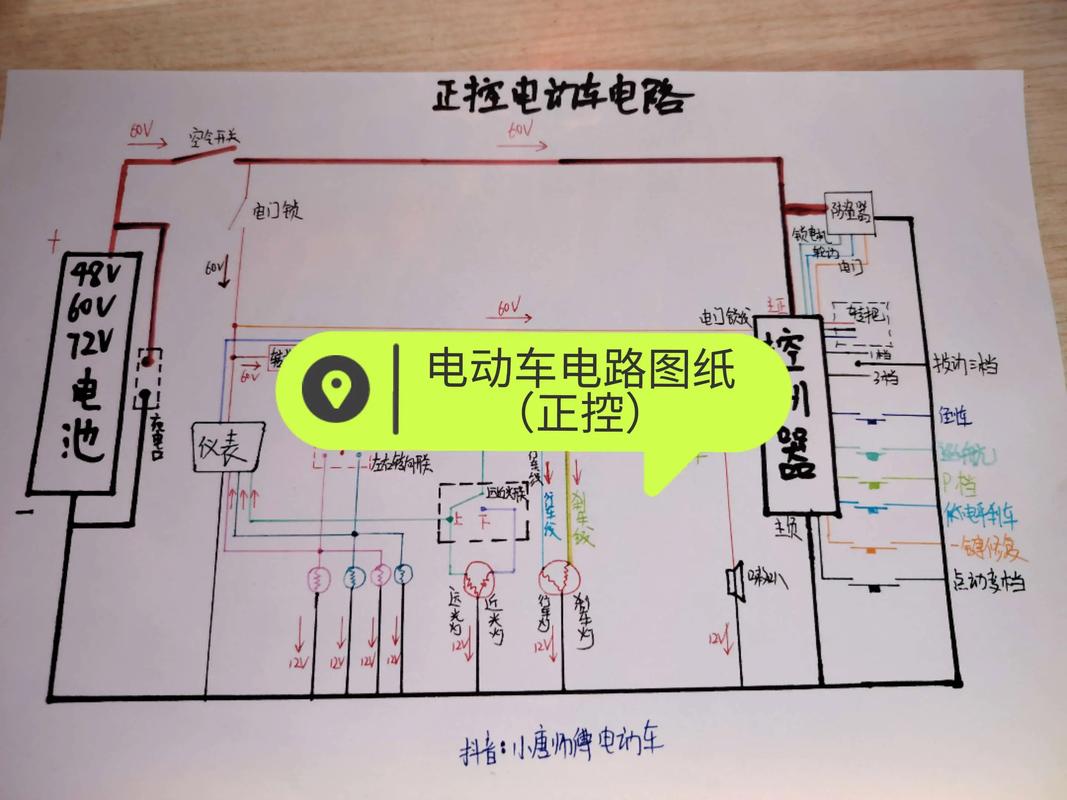 二轮电动车全车电路图图标