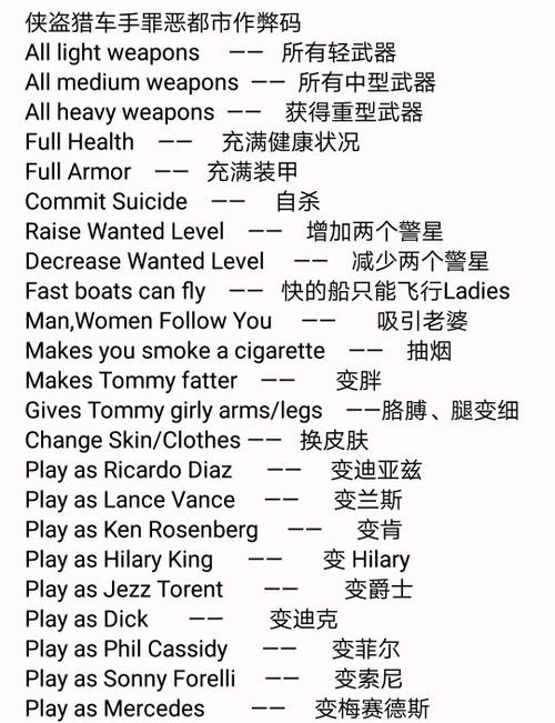 侠盗猎车手4作弊码图标