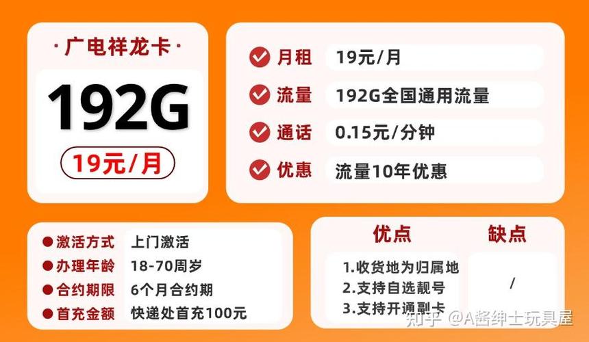 中国广电流量卡19元192g官方办理缩略图