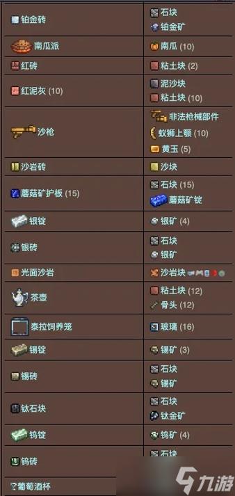 泰拉瑞亚熔炉大全
