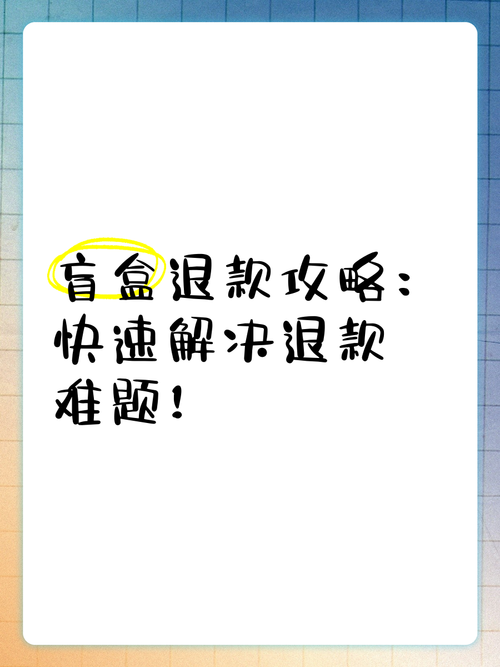 盲盒退款最怕三个理由图标