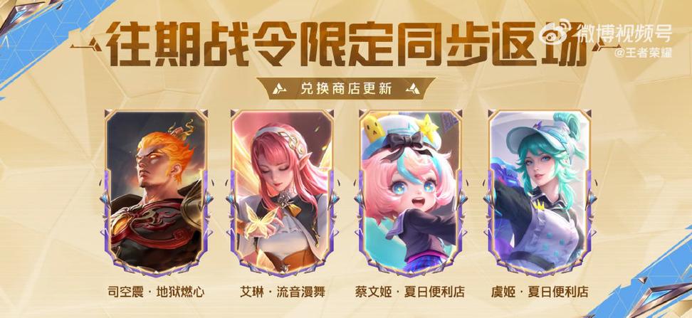 每个赛季返场皮肤数