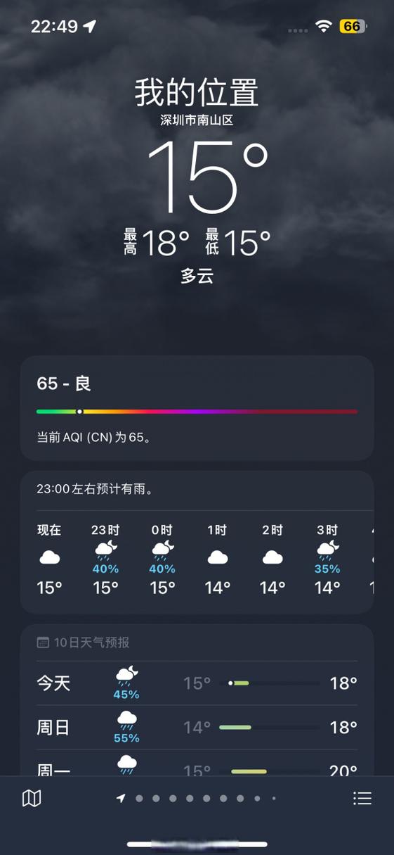 iphone每天早上自动播报天气缩略图