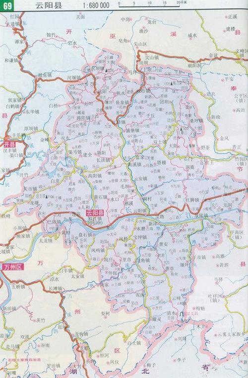 云阳县行政地图图标