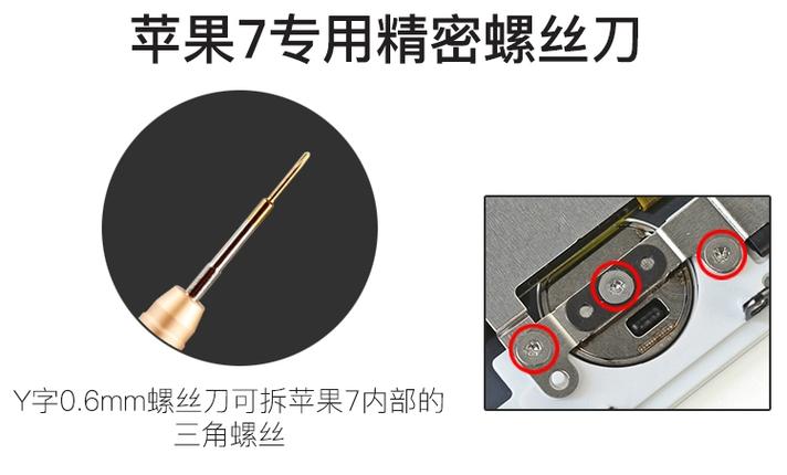 苹果7拆机螺丝刀型号图标