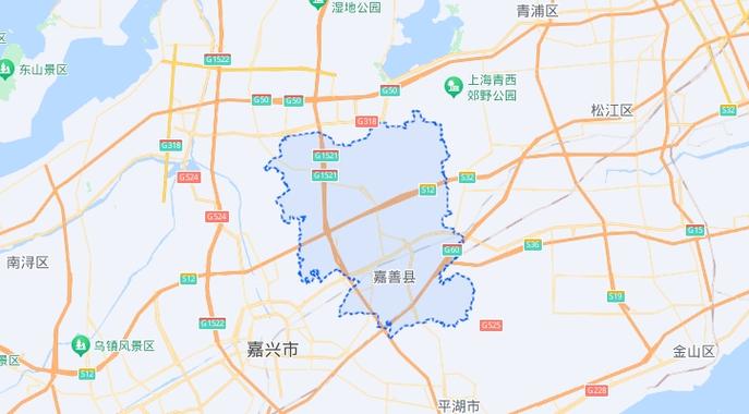 浙江嘉兴市嘉善县地图图标