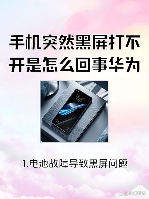 华为手机突然黑屏开不开机怎么回事
