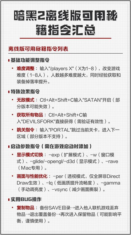 暗黑2单机指令游戏截图