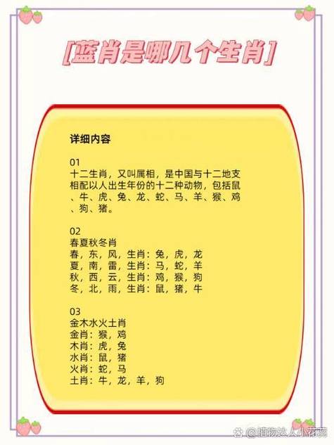 十二生肖瘦肖是哪几肖缩略图