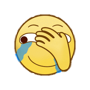 捂脸笑哭表情emoji图标