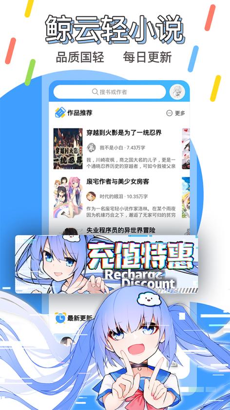 写轻小说的平台游戏截图
