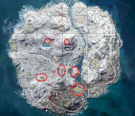 pubg雪地安全门位置图缩略图