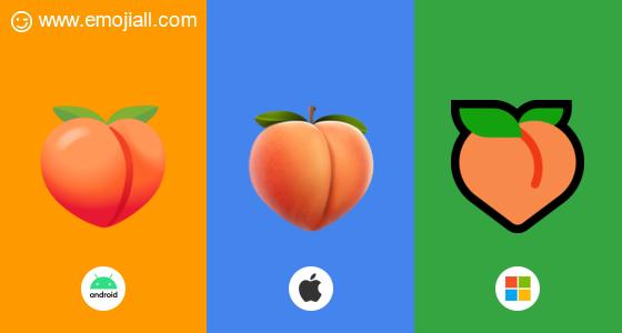 桃子表情符号emoji缩略图