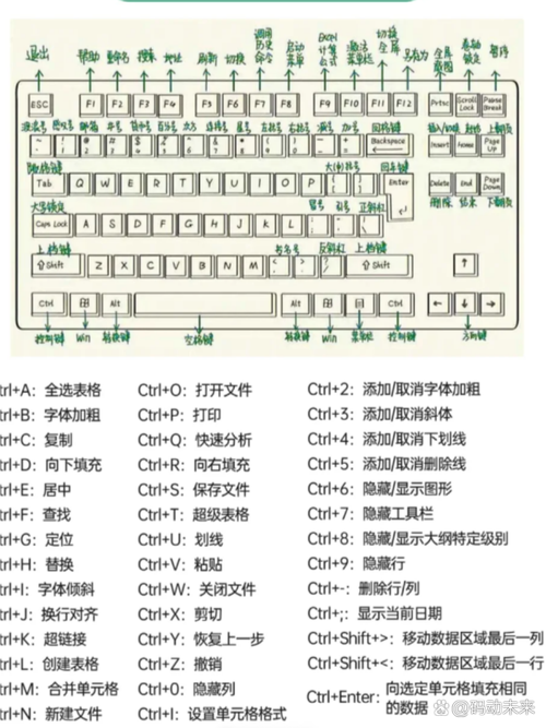 战神5全键盘布局图