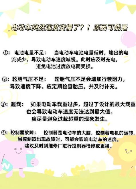 电动车速度慢是什么原因游戏截图