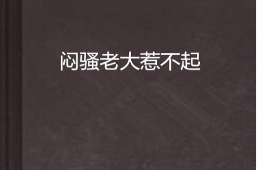 闷骚老大惹不起 小说