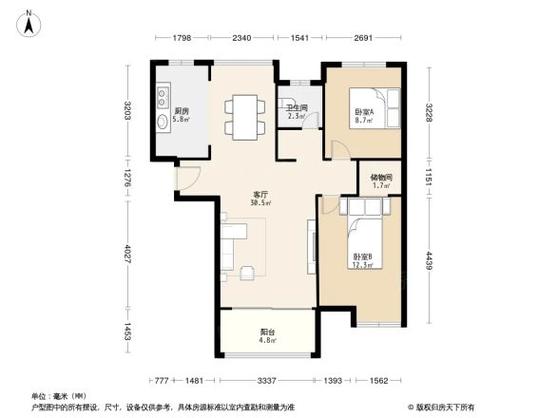 日照高新颐和家园户型图