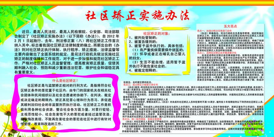 四川社区矫正实施细则