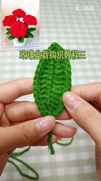 玫瑰花叶子的钩法视频教程缩略图