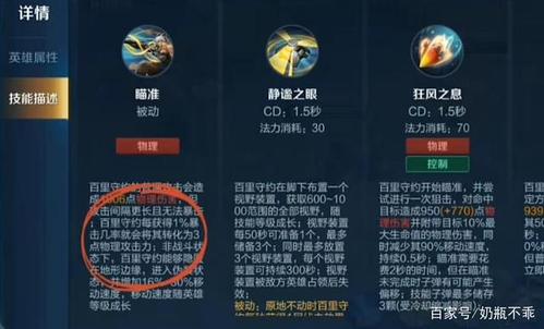王者荣耀百里守约技能缩略图
