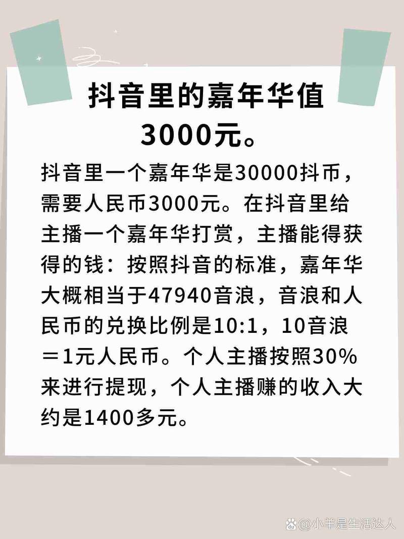 30000抖币主播能拿多少缩略图