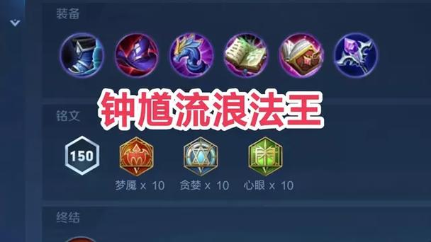 国服钟馗出装铭文搭配缩略图