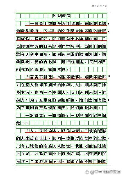 诚信作文600字图标
