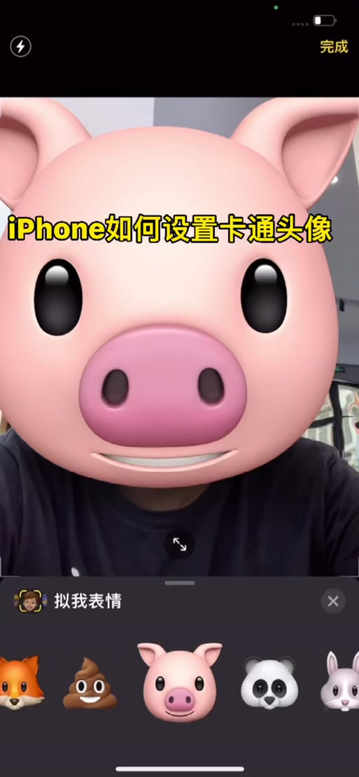 iphone特效卡通脸