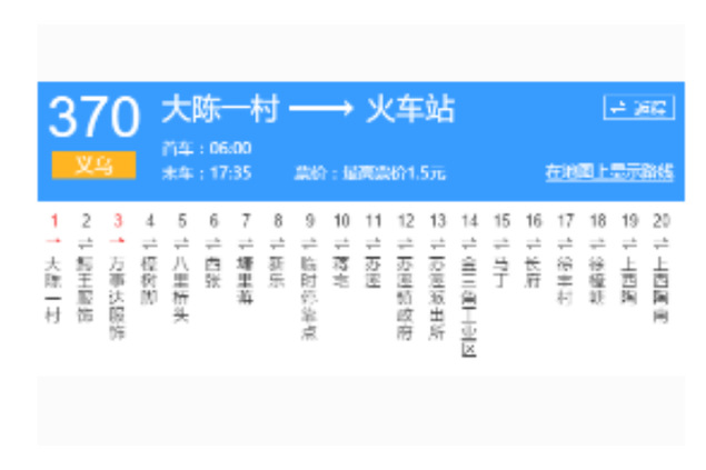 370路公交车路线路线缩略图