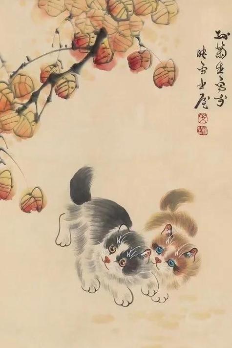 国画猫图片100幅图标