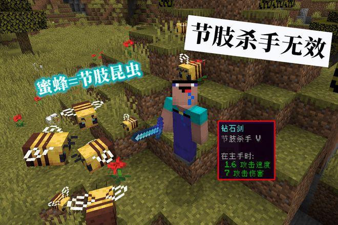 我的世界节肢杀手和亡灵杀手附魔的
