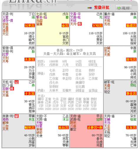 紫微星算命免费游戏截图