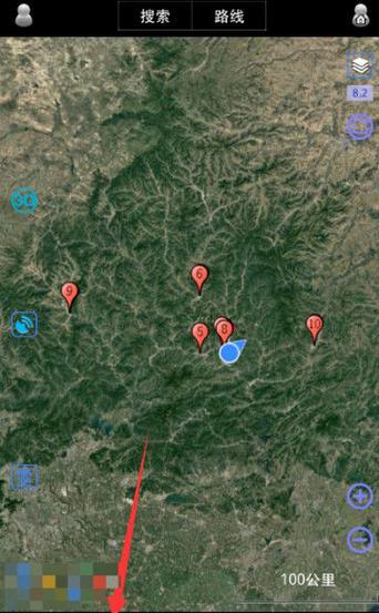 奥维地图怎么更新实时卫星地图缩略图