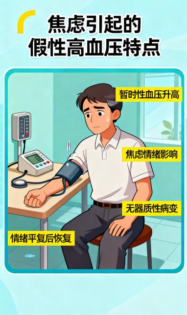 焦虑引起的假性高血压特点